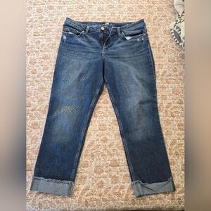 Lee Cropped Distressed Ankle Jeans, 16